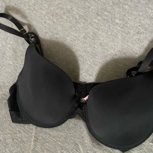 Juicy Couture Black Underwire Bra with Adjustable Straps